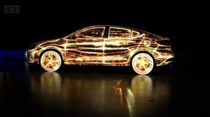 3д мэппинг шоу - Презентация Автомобиля Hyundai Elantra.mp4