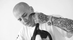 Стрижка длинных волос с челкой