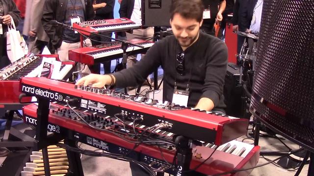 Nord Stage 2 and Electro 5 Jam at NAMM 2015 смотреть онлайн