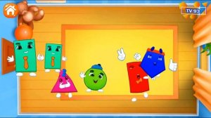 Учим фигуры. Геометрия для детей.