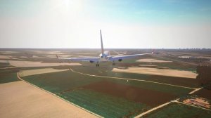 Посадка Ту-214 в Пулково. X-plane 11