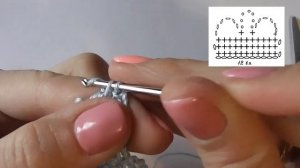 Корона крючком. Подробный мк по вязанию мини-короны крючком.