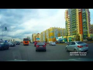 Дорога Челябинск - санаторий Урал с видео регистратора