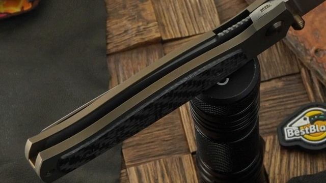 Мастерская Чебуркова складной нож Стриж малый, сталь Elmax, рукоять титан/карбон смотреть онлайн