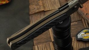 Мастерская Чебуркова складной нож Стриж малый, сталь Elmax, рукоять титан/карбон