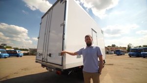 Обзор Isuzu NMR85 Рефрижераторный фургон +5С…-10С, фургон 20 м3, 8 европаллет