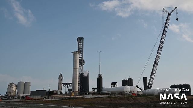 Flap Attachment Jigs Spotted on Ship 22 | SpaceX Boca Chica смотреть онлайн