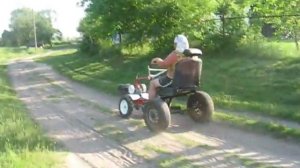 катание на мотоблоке фаворит мб1