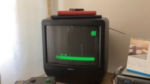 How to access the service menu on a SONY Trinitron and enable RGB mode