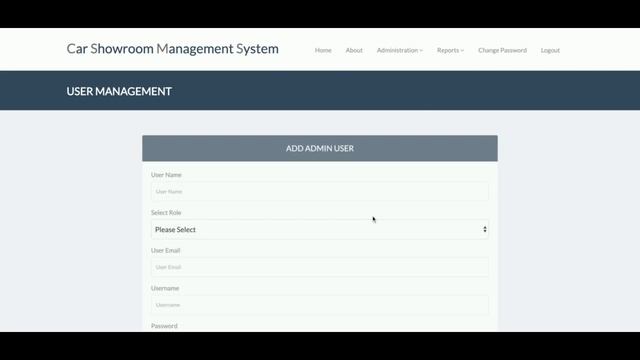 Car Showroom Management System | PHP and MySQL Project Source Code | PHP MySQL CRUD Project