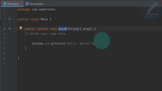 Main Method - Public Static Void main in JAVA - Hindi
