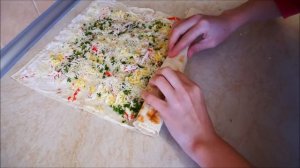 ЗАКУСКИ из ЛАВАША с РАЗНЫМИ НАЧИНКАМИ на ПРИРОДУ на ПРАЗДНИЧНЫЙ стол БЫСТРО и СЫТНО