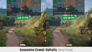 RTX 4050 Mobile // 1080p vs. 1440p in 11 Games