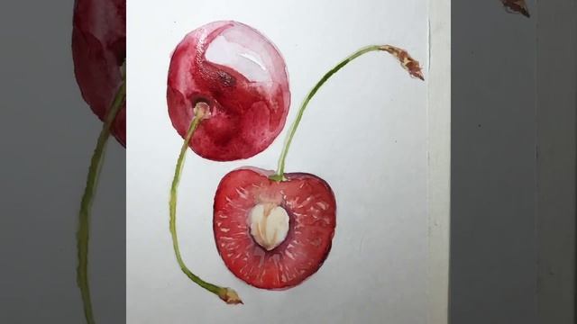 Рисуем фрукты акварелью смотреть онлайн
