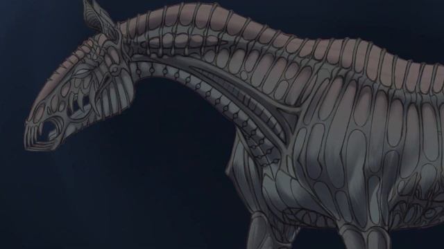 |SPEEDPAINT| Biomechanics, Biomechanical horse смотреть онлайн