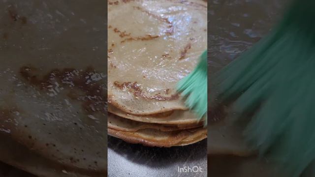 Блины на молоке, с бананами, рецепт завтра🍌🥞на канале.