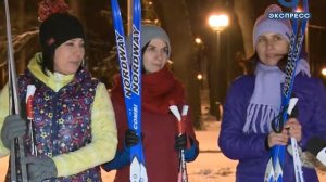 Олимпийскую аллею в Пензе «атаковали» лыжники