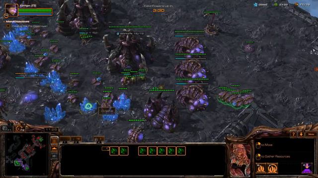 Starcraft 2: Heart of the Swarm - Campaign - Brutal - Mission 19: Death From Above A смотреть онлайн