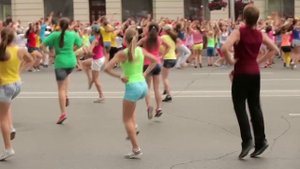 "Флешмоб по-русски-3" СИБИРСКИЙ ХОРОВОД- 2014.ДЕНЬ ГОРОДА В НОВОСИБИРСКЕ