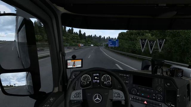 ETS2 140  ProMods 255  MercedesBenz Actros 1842 MPIV  Trip Munich  Magdeburg