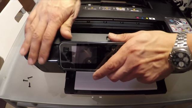 HP 5510 won't print black and colors - printhead removal and cleaning смотреть онлайн