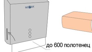 Диспенсер бумажных полотенец Nofer 04006.S