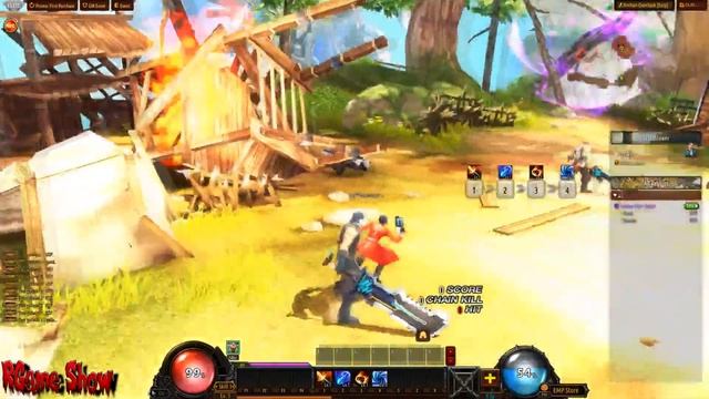 [RGame Show] Первый взгляд на игру Kritika Online! Стоит ли играть? Графа, геймплей, сюжет, Аниме!