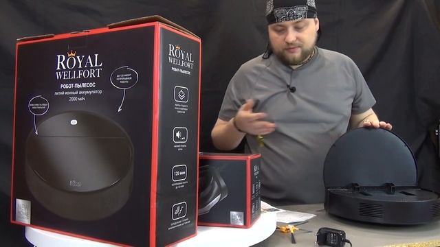 Робот-пылесос от Royal Wellfort | Обзор и тестирование дешёвого пылесоса смотреть онлайн