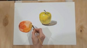 "ЭТЮДЫ ФРУКТОВ АКВАРЕЛЬЮ"