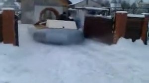 выезд из ворот