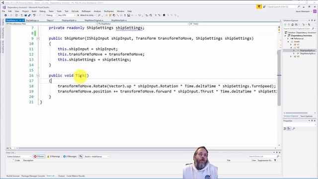 Unity3D SOLID Principles - Dependency Inversion Principle смотреть онлайн