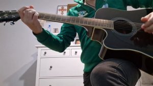 Pirates of the Caribbean on Ibanez pf15ece-bk