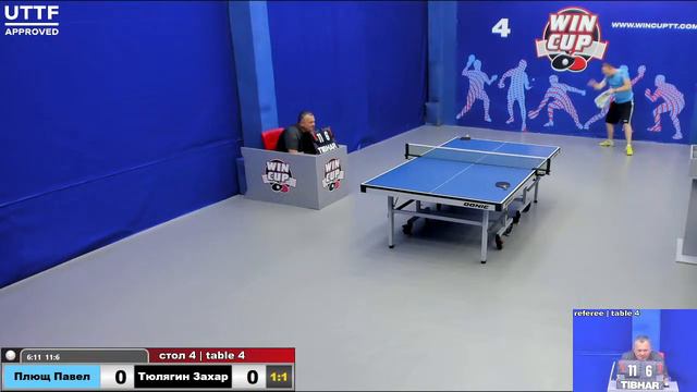 18:30 Плющ Павел 3-1 Тюлягин Захар стол 4 ЮГ-3 01.07.21 смотреть онлайн