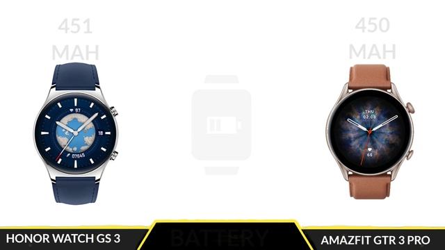 Honor Watch GS 3 VS Amazfit GTR 3 Pro