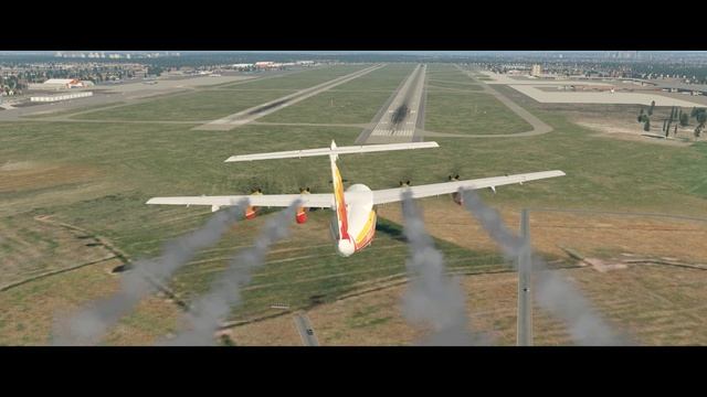 Аварийная посадка самолетов без шасси