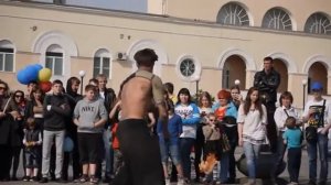 Владивосток 1 мая 2015 огненное шоу (третий фрагмент).