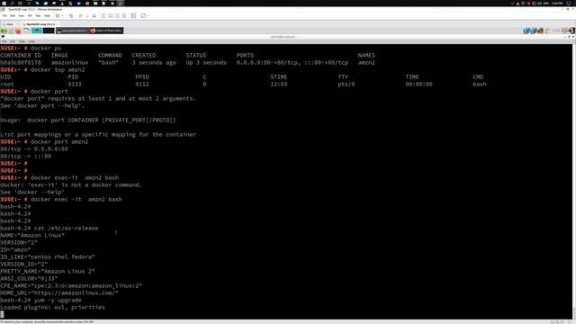 Установка Docker на OpenSUSE Leap 15.3 смотреть онлайн