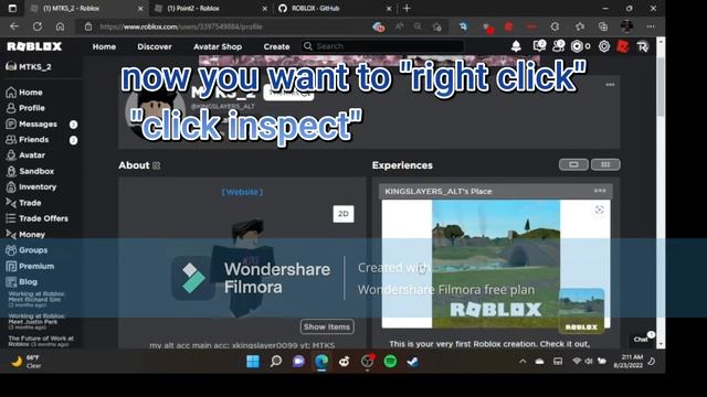 HOW TO GET COUSTOM (PROFILE EMOTES) ON ROBLOX! смотреть онлайн