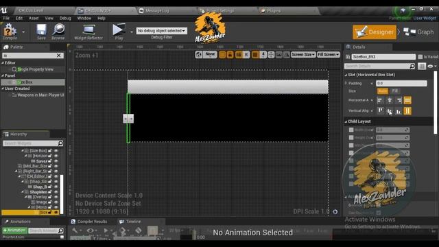 Unreal Engine | Character Editor Clone | Full tutorial With ALS | design our widget - UI | Part 2