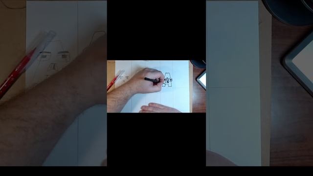 Draw Alphabet Lore, letter A how to draw Alphabet Lore MEMES #Shorts 3