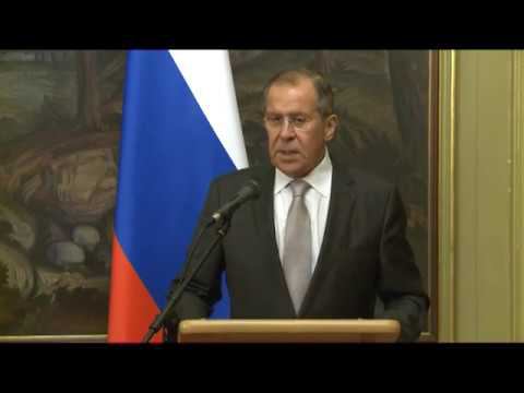 Пресс-конференция С.Лаврова и Н.Кодзиаса смотреть онлайн