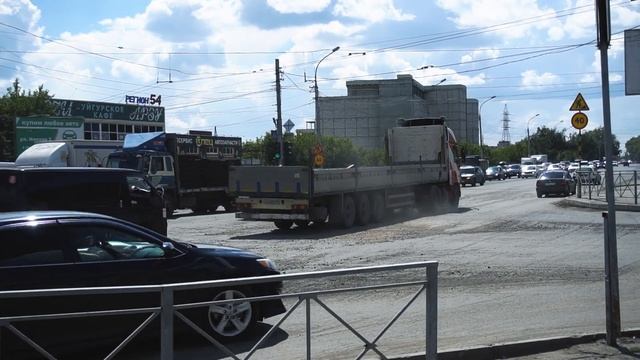 Ремонт Гусинобродского шоссе смотреть онлайн