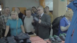 Экскурсия на фабрику "Обуви России" по производству обуви из ЭВА в Новосибирске