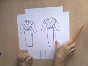 Курсы кройки и шитья. Цельновыкроенный воротник 2. #shorts