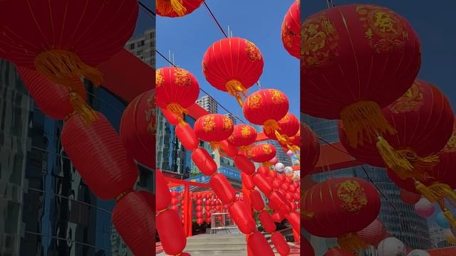 #Праздник Фонарей,#Китай #Шеньчжень,красные фонари,Lantern Festival #China#Shenzhen,red lantern