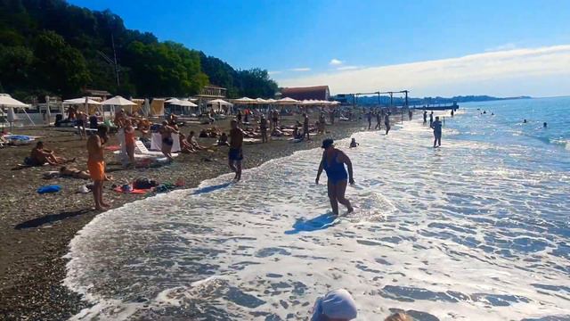 Сочи Хоста 29.09.22 Бархатный Сезон снова обрадовал всех🌞🌊 очень тепло +28 водичка в море супер +24