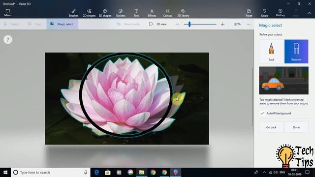 how to crop an image in circle using paint 3d смотреть онлайн