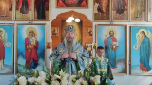 Проповедь владыки на престольный праздник храма Успения Божией Матери села Новосысоевка