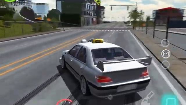 дрифт такси Пежо 406  car parking multiplayer