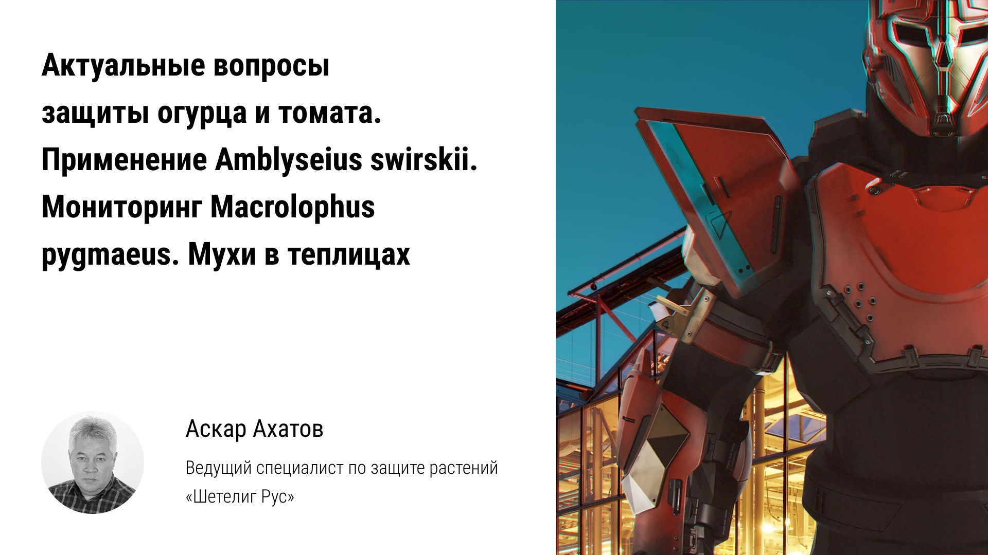 ?️ Актуальные вопросы защиты огурца и томата. Применение и мониторинг хищных клещей. Мухи в теплицах смотреть онлайн